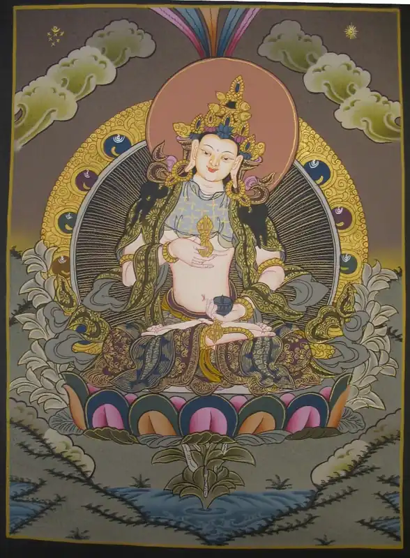 Peinture bouddhiste de Vajrasattva