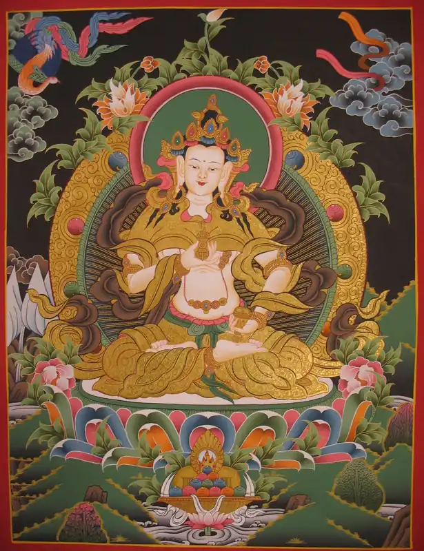 Thangka bouddhiste de Vajrasattva