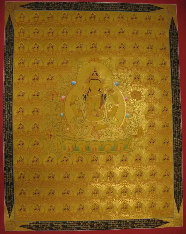 Thangka de 108 Chenrezig