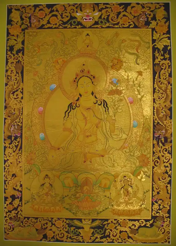 White Tara – Peinte au Népal