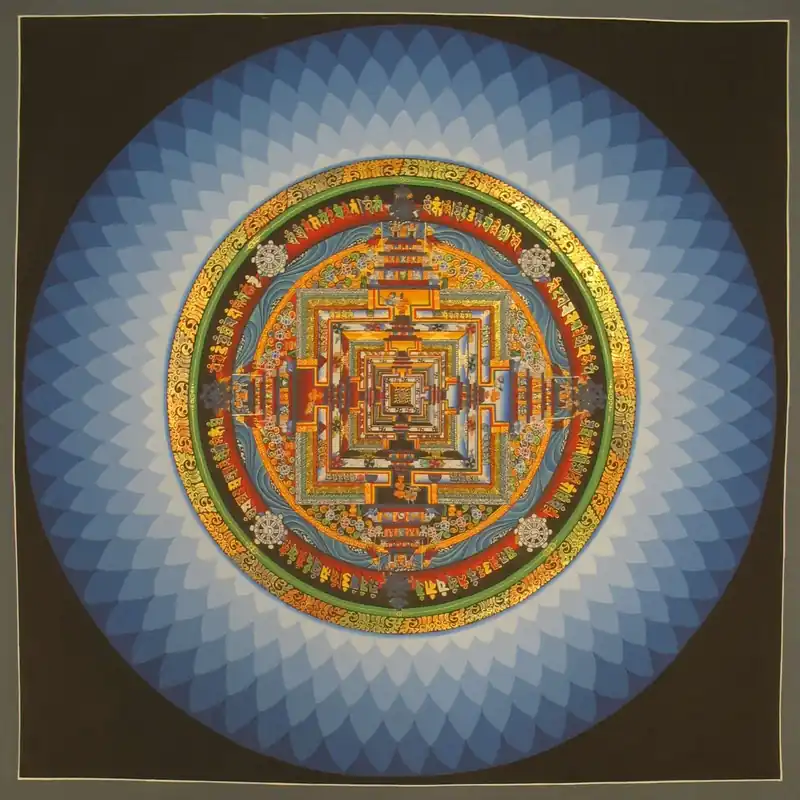 Le Mandala du Kalachakra du Lotus Tibétain
