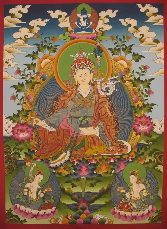 Thangka rituel de Guru Rinpoche
