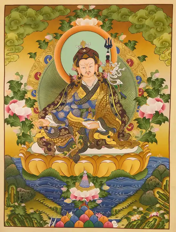 Précieux Maître – Thangka de Padmasambhava