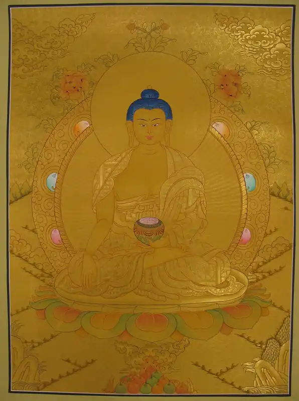 Thangka traditionnel de l’art de Shakyamuni