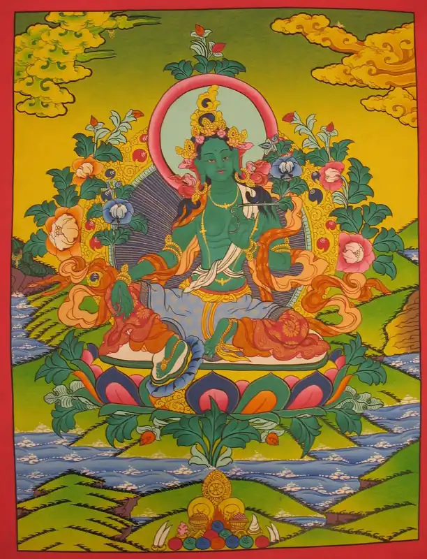Peinture Thangka de Drol Jang