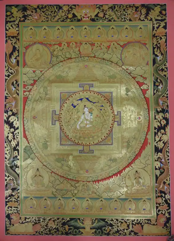 Le mandala tibétain de la Déesse Blanche Tara