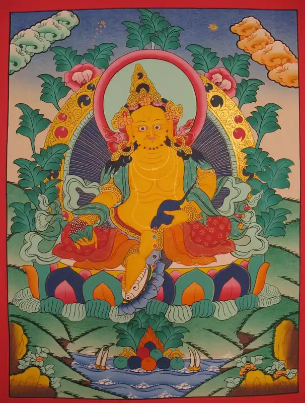 Art tibétain de Dzambala