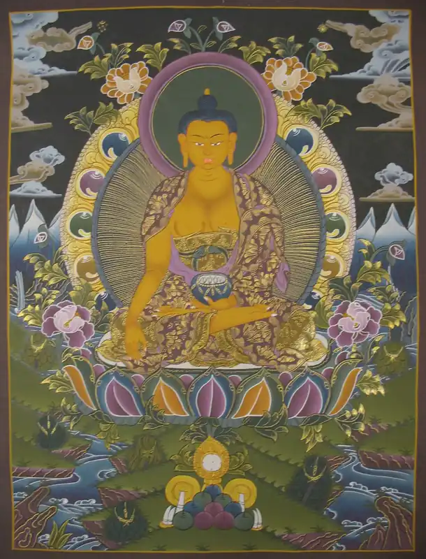 Thangka tibétain de Shakyamuni Art