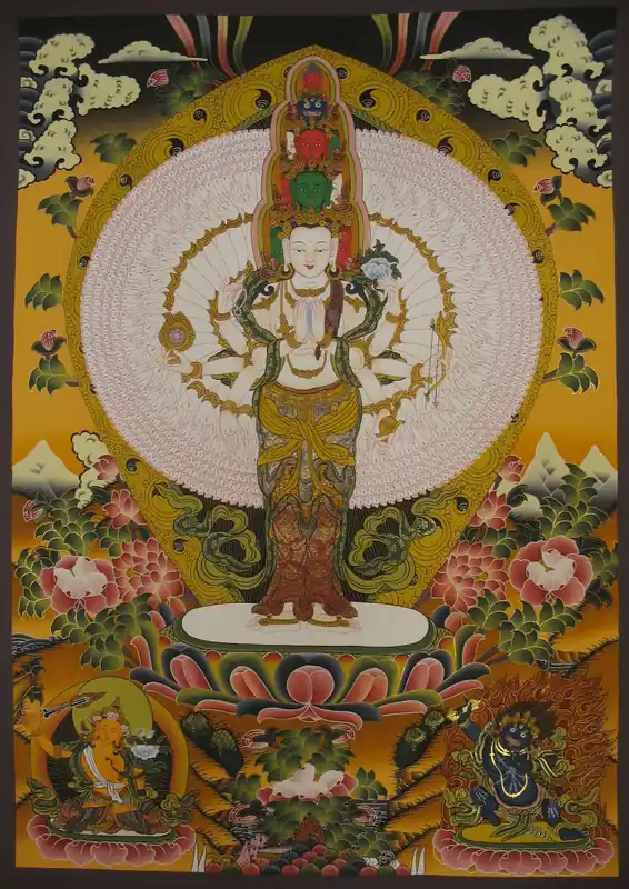 Lokeshvara avec Vajrapani Art