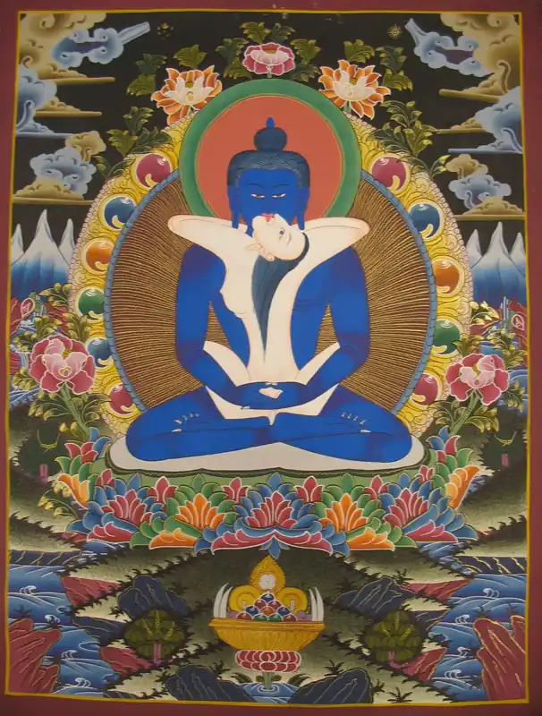 Peinture bouddhiste de Samantabhadra