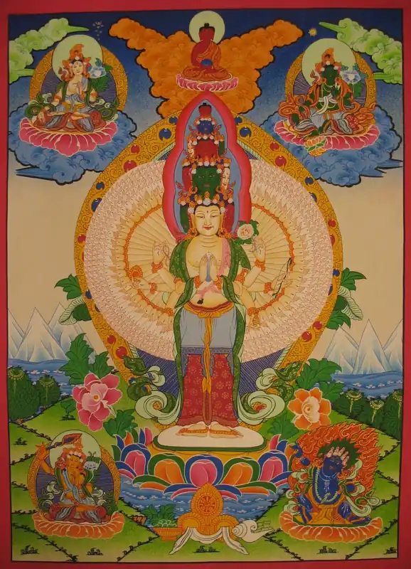 Lokeshvara avec White Tara