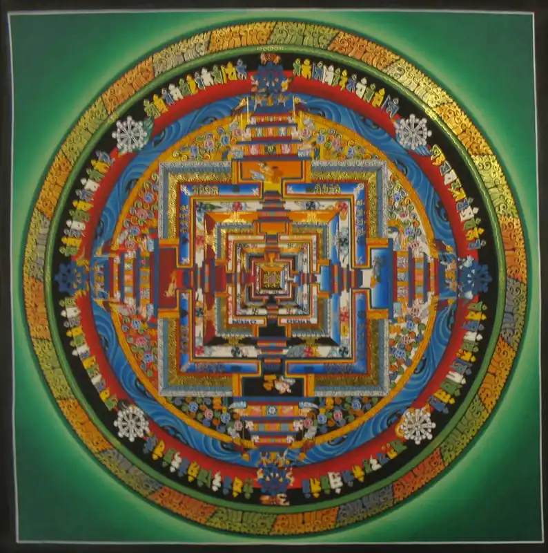 Art du Mandala Kalachakra tibétain