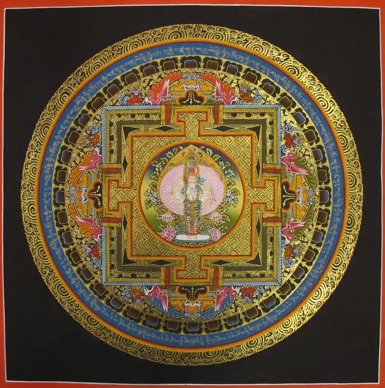 Art du Mandala de Lokeshvara