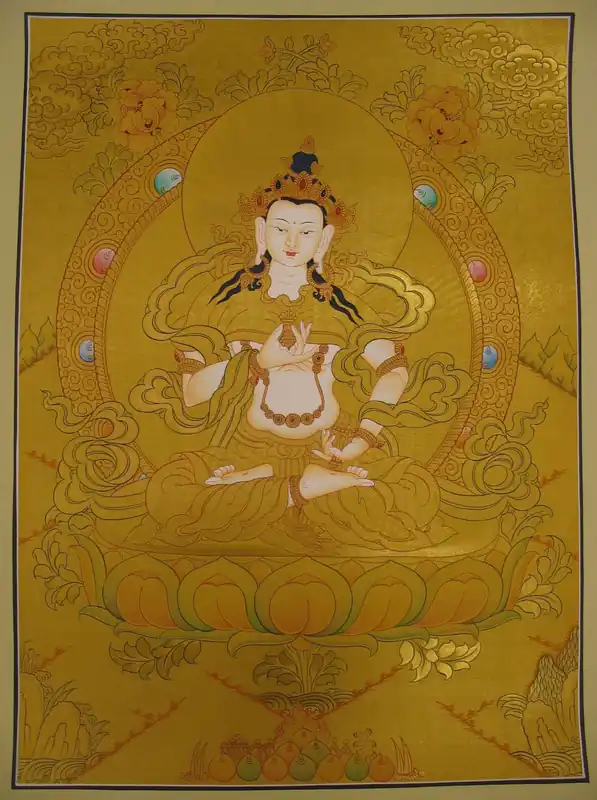 Peinture de Vajrasattva Thangka Art