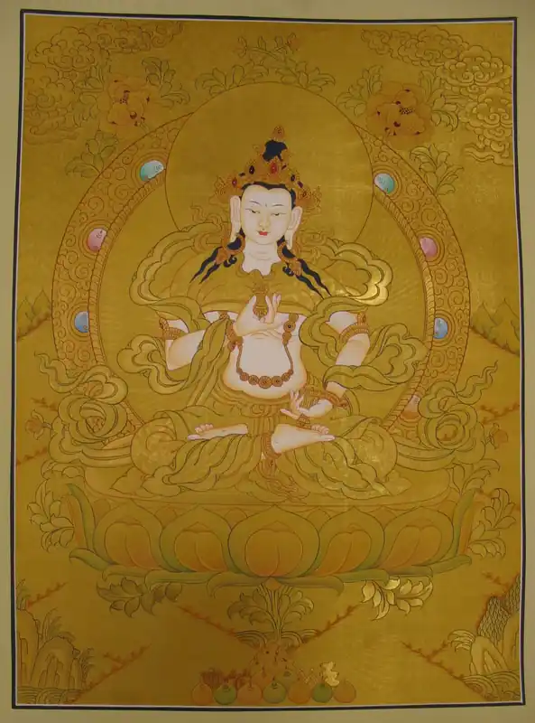 Peinture artistique de Thangka de Vajrasattva
