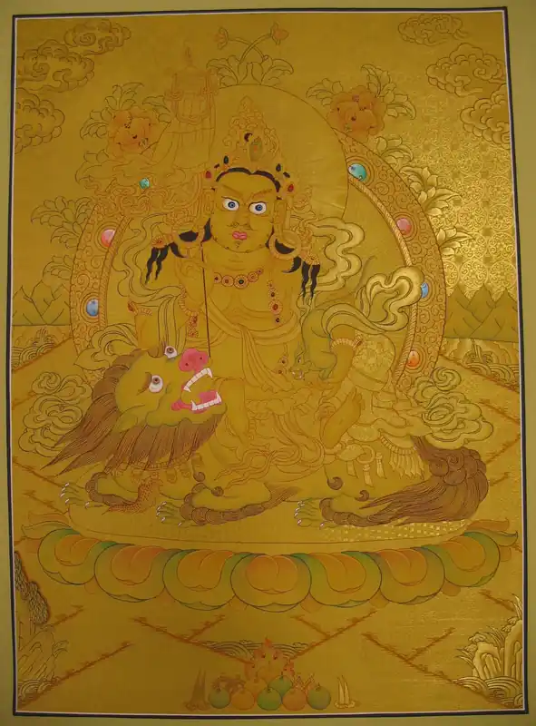 Art Thangka de Dzambala