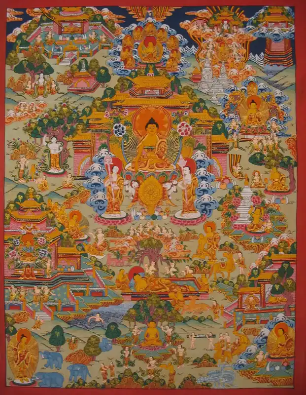 Histoire de la vie du Bouddha – Art traditionnel