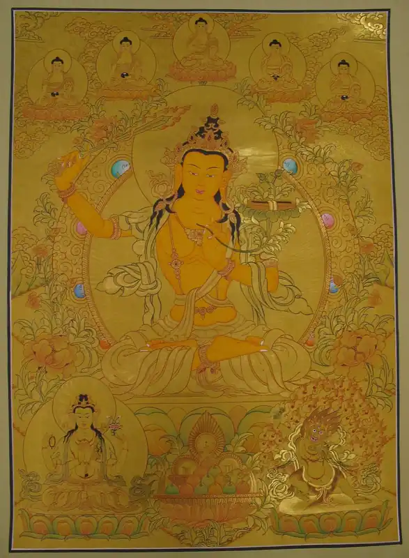 Manjushree avec l’art des Pancha Bouddha
