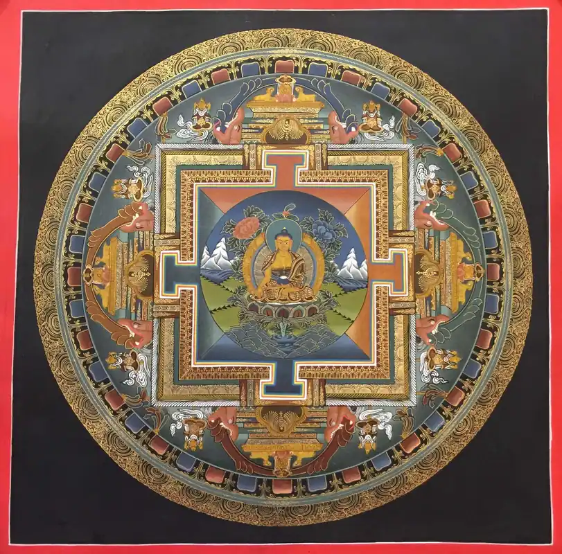 Mandala du Shakyamuni tibétain