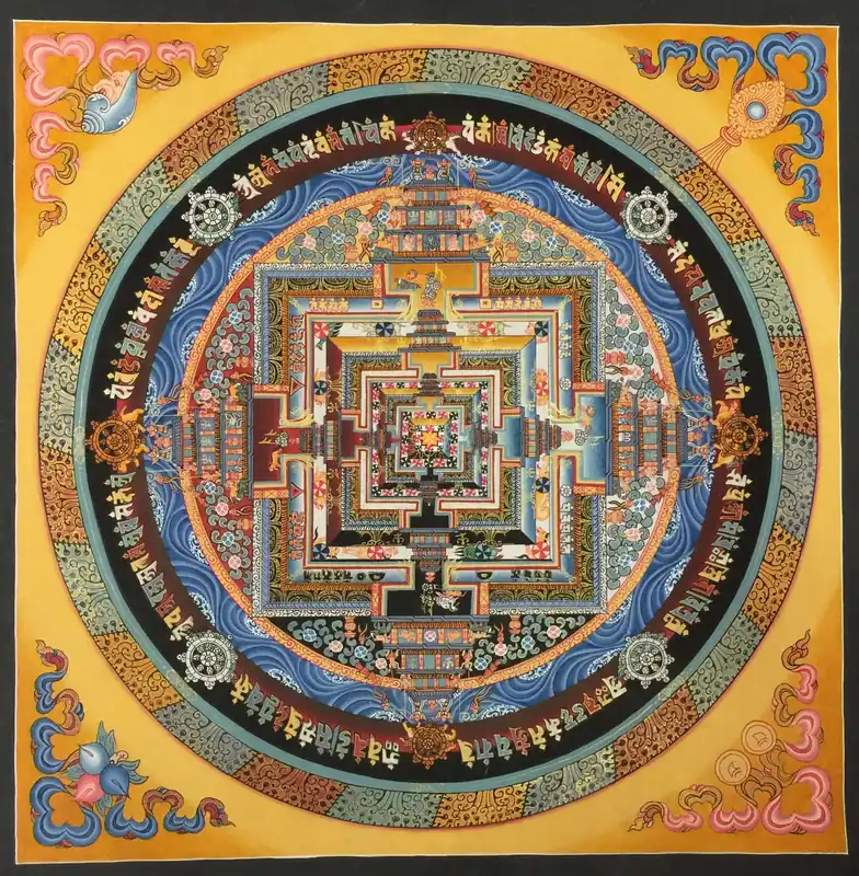 Symbole auspicieux du Mandala Kalachakra