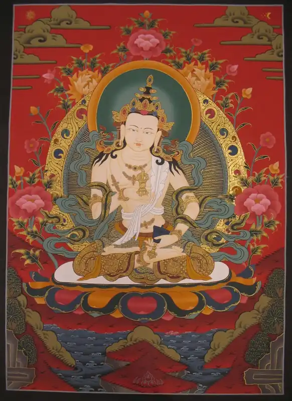 Art du Thangka de Vajrasattva