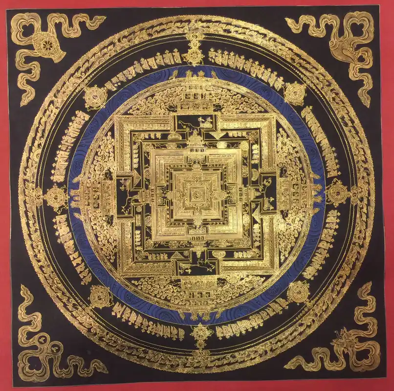 Kalachakra noir et or