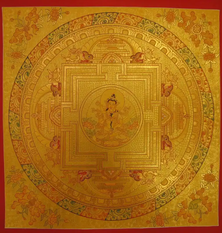 Art du Mandala Bouddhiste de Vajrasattva