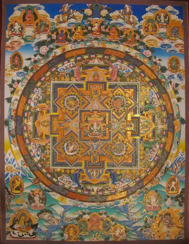 Art du Mandala de Chenrezig