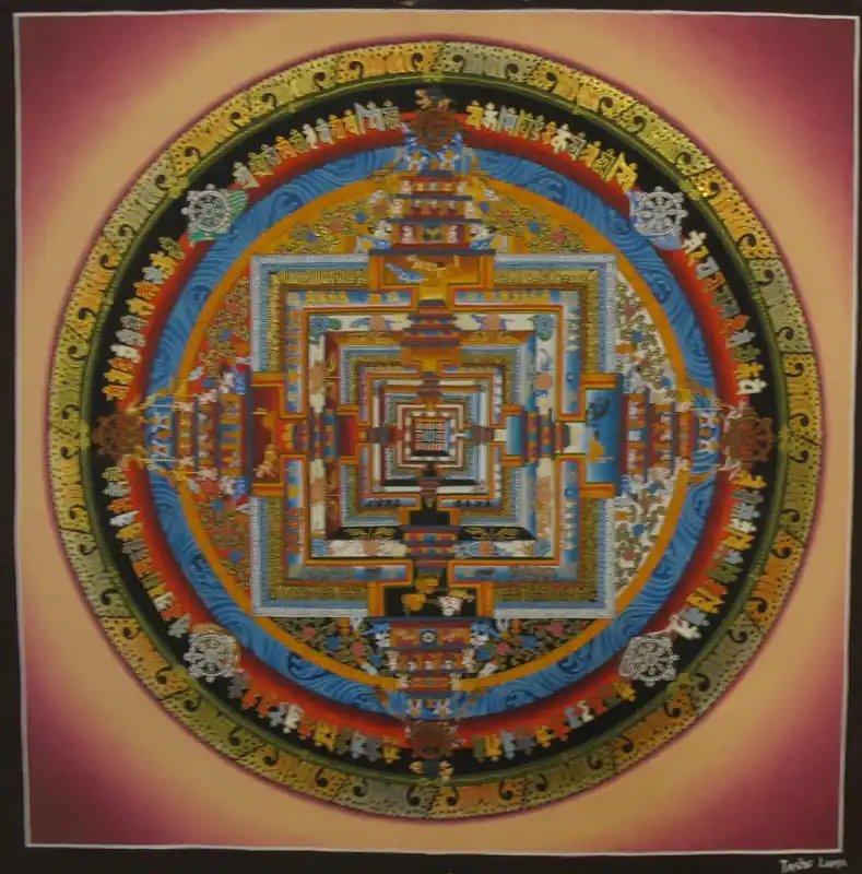 Le Mandala Kalachakra rose