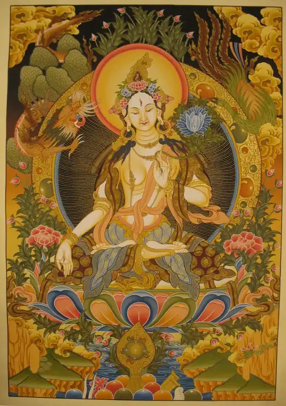 Thangka tibétain de Dolma Karpo