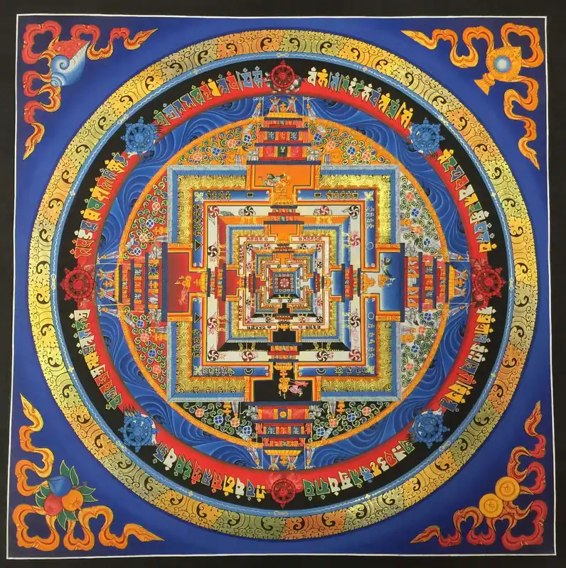 Le Mandala bleu de Kalachakra