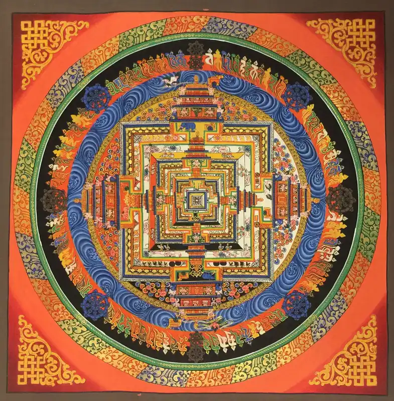Art rituel du mandala de Kalachakra