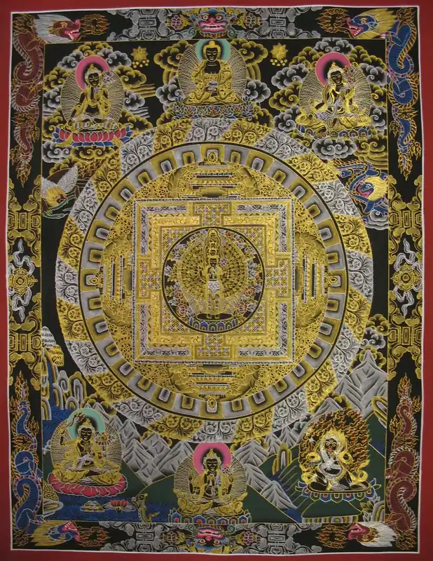 Le Mandala de Lokeshvara Noir