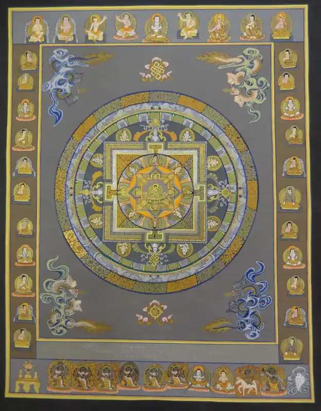 Thangka bouddhiste du Mandala