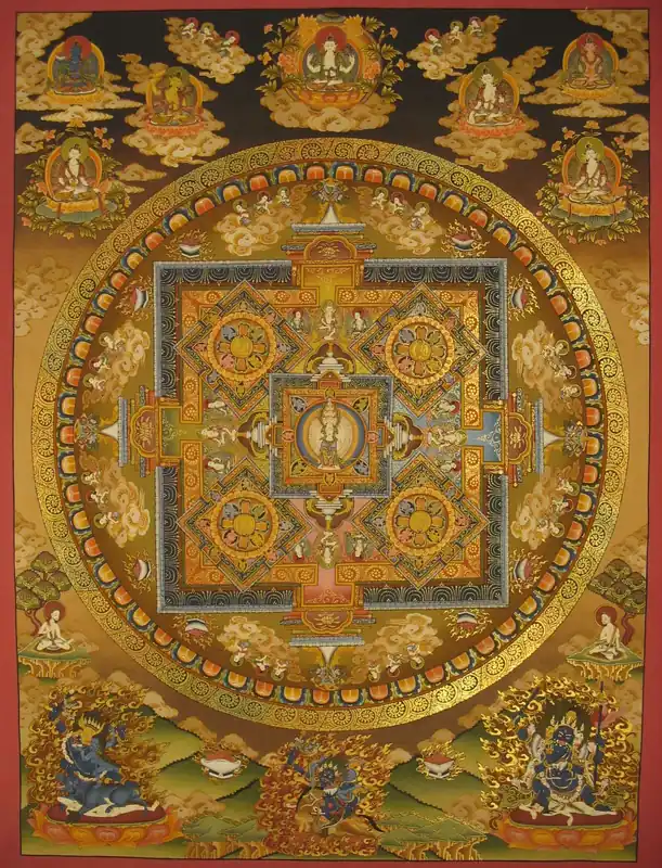 Mandala bouddhiste de l’art de Lokeshvara