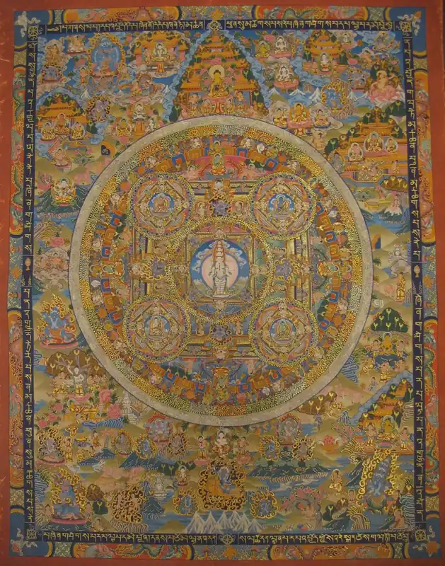 Le mandala tibétain de l’art de Lokeshvara