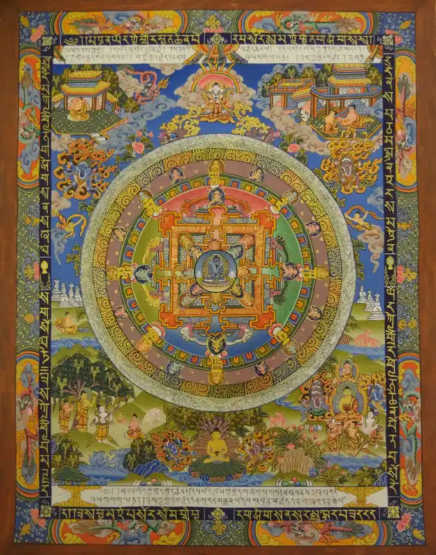 Mandala de Bouddha Shakti du Népal