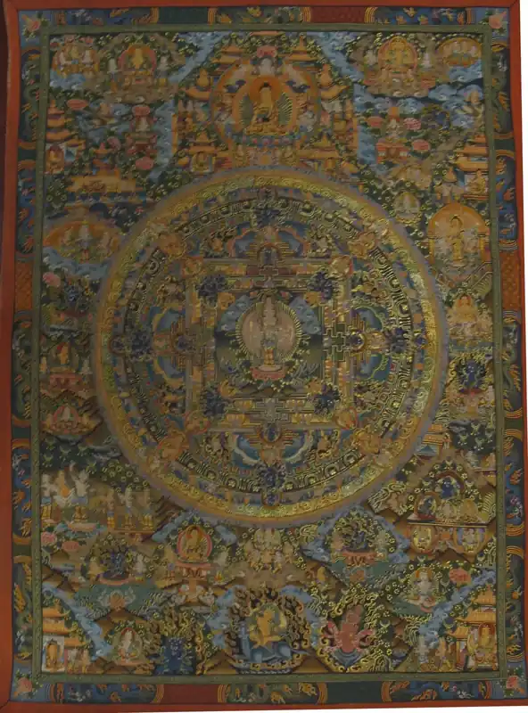 Mandala rituel de Lokeshvara
