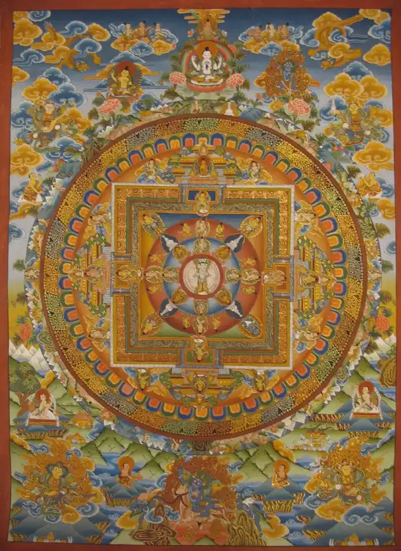 Mandala bouddhiste de Lokeshvara