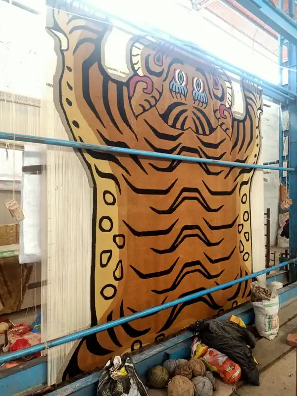 Tapis tibétain du tigre