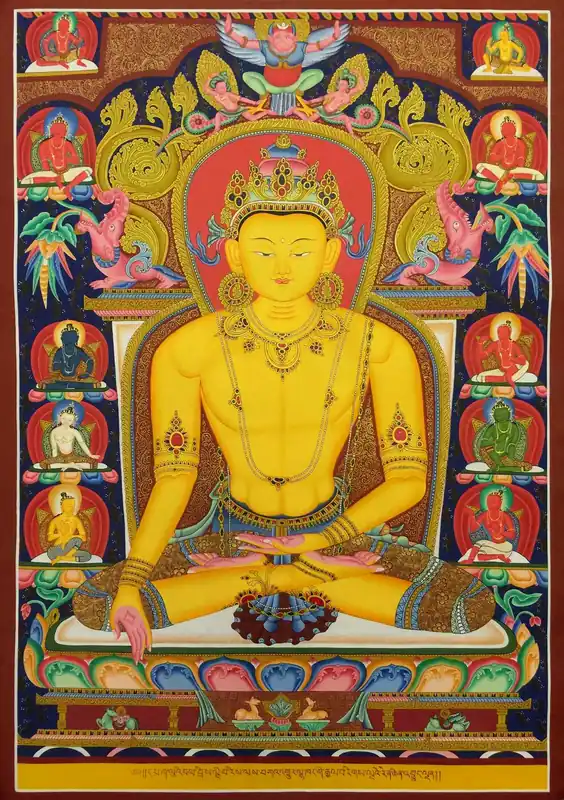 Thangka du Bouddha Ratnasambhava