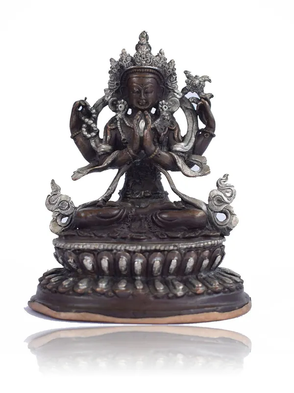Statue tibétaine d’Avalokiteshvara
