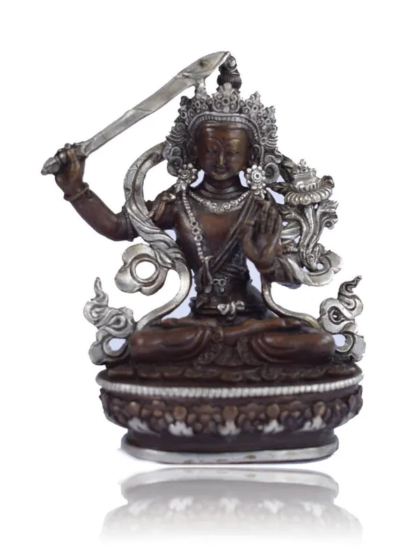 Statue rituelle de Manjushri – Cuivre
