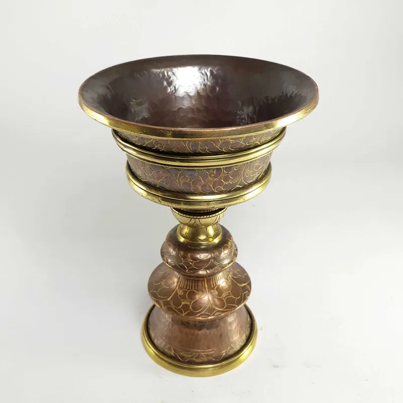 Medium Copper Butter Lamp