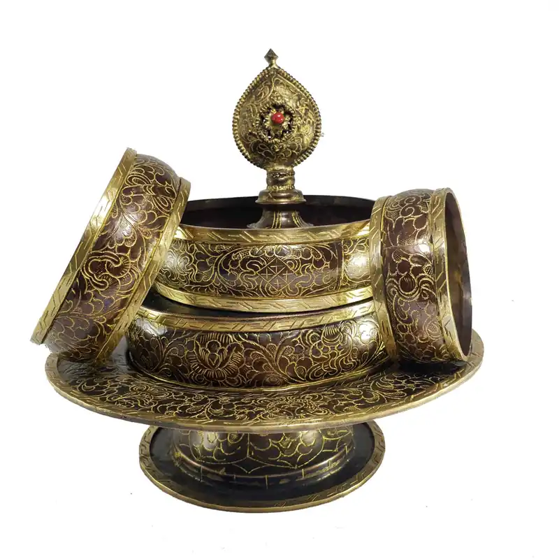 Offrande de Mandala Ratna de 20 cm