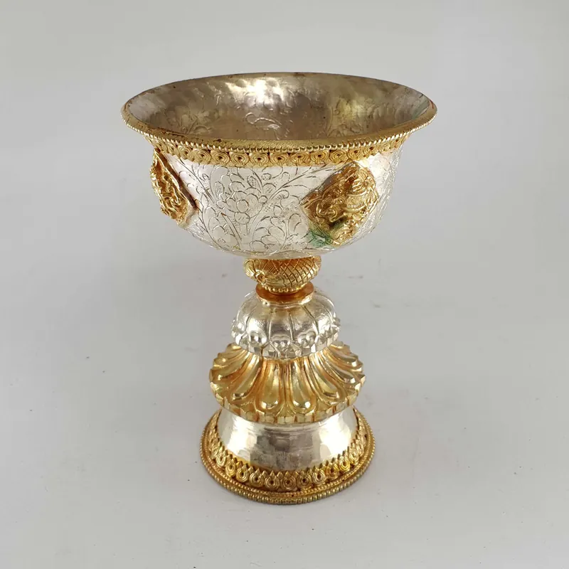 Lampe à beurre en cuivre