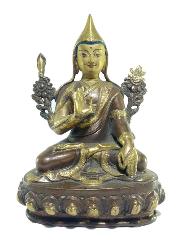 Statue tibétaine de Tsongkhapa