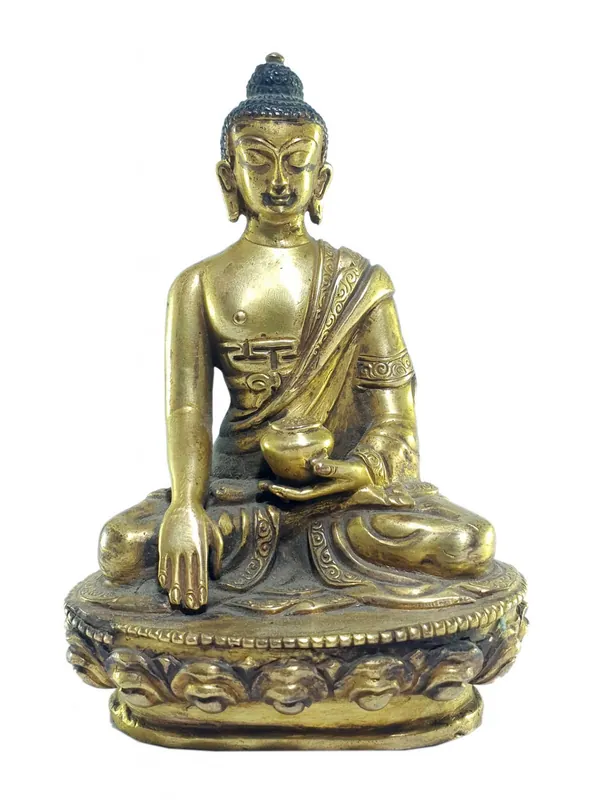 Statue de Shakyamuni Bouddha de style Newar