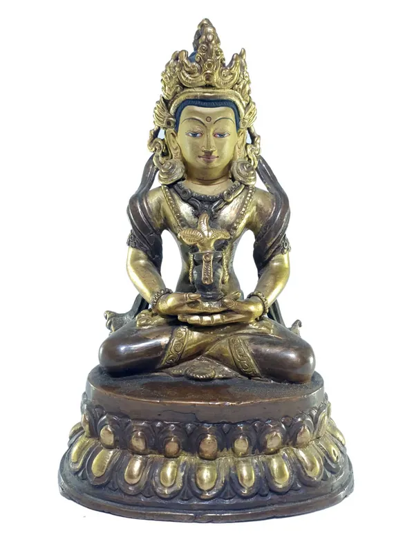Statue bouddhiste d’Aparimita – Cuivre