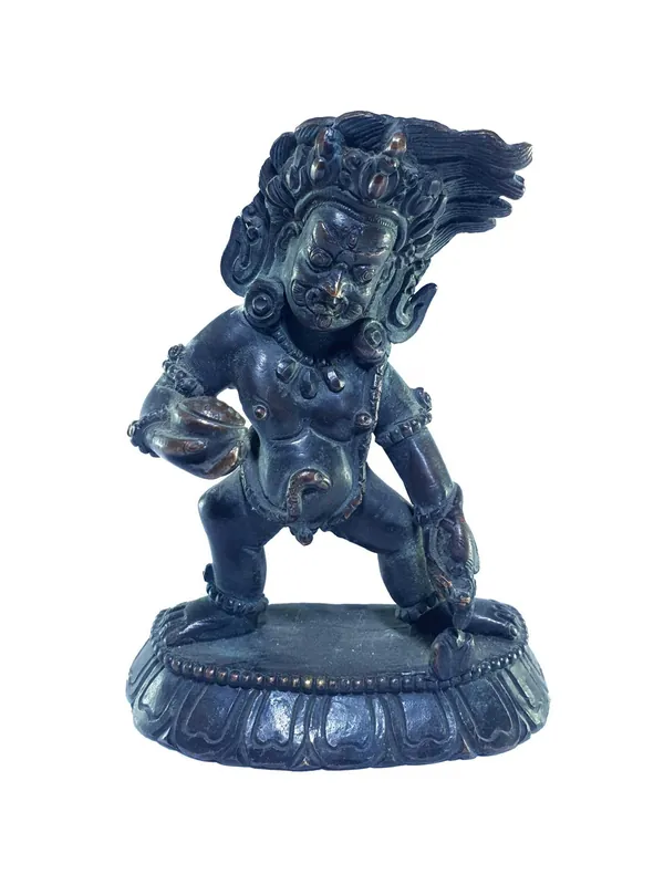 Statue rituelle de Jambhala – Cuivre
